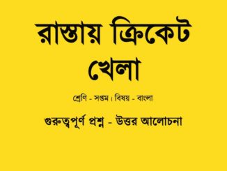 rastay-cricket-khela-class-7-question-answer
