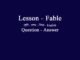 WBBSE-class-10-english-Fable-question-answer