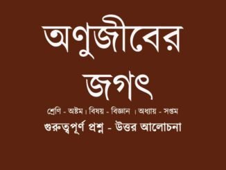 WBBSE-Class-8-Science-Onujiber-jogot-chapter-7-question-answer