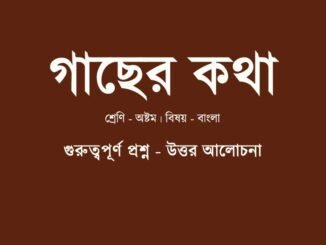 gacher-kotha-class-8-question-answer